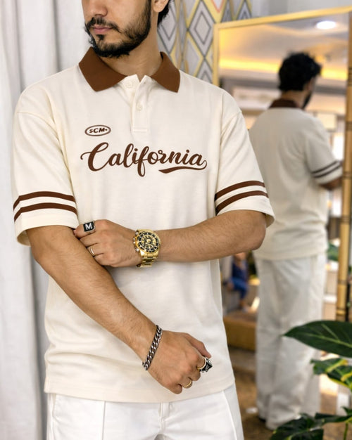 Drop Shoulder Polo