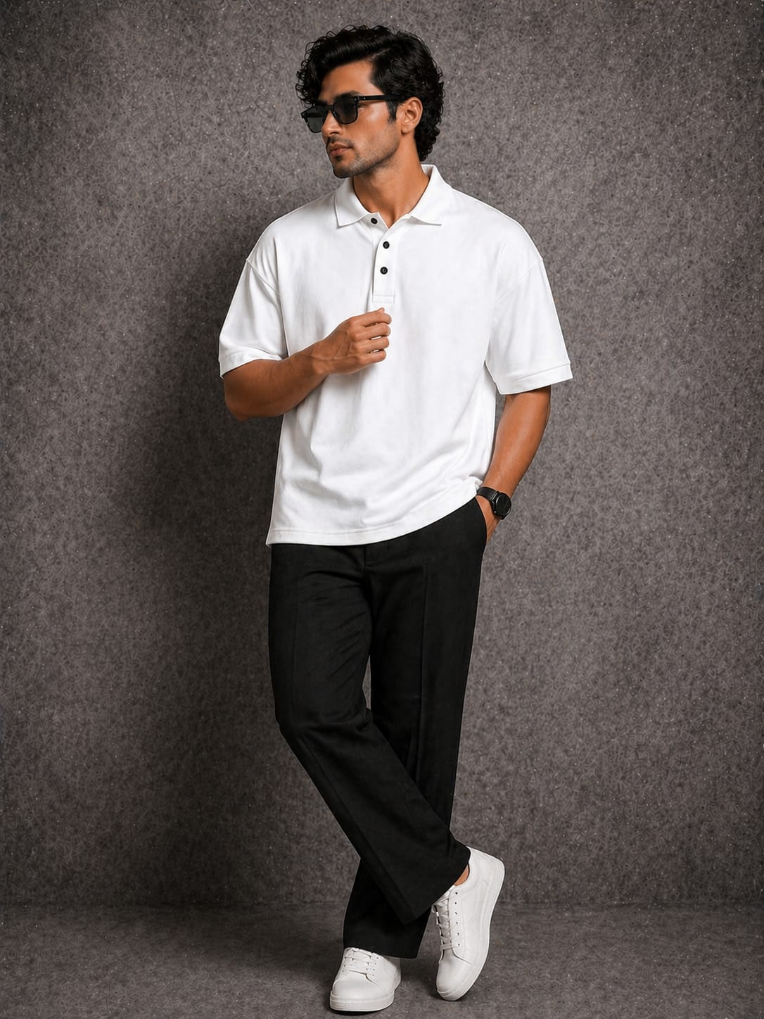 Boxy Polo T-shirt