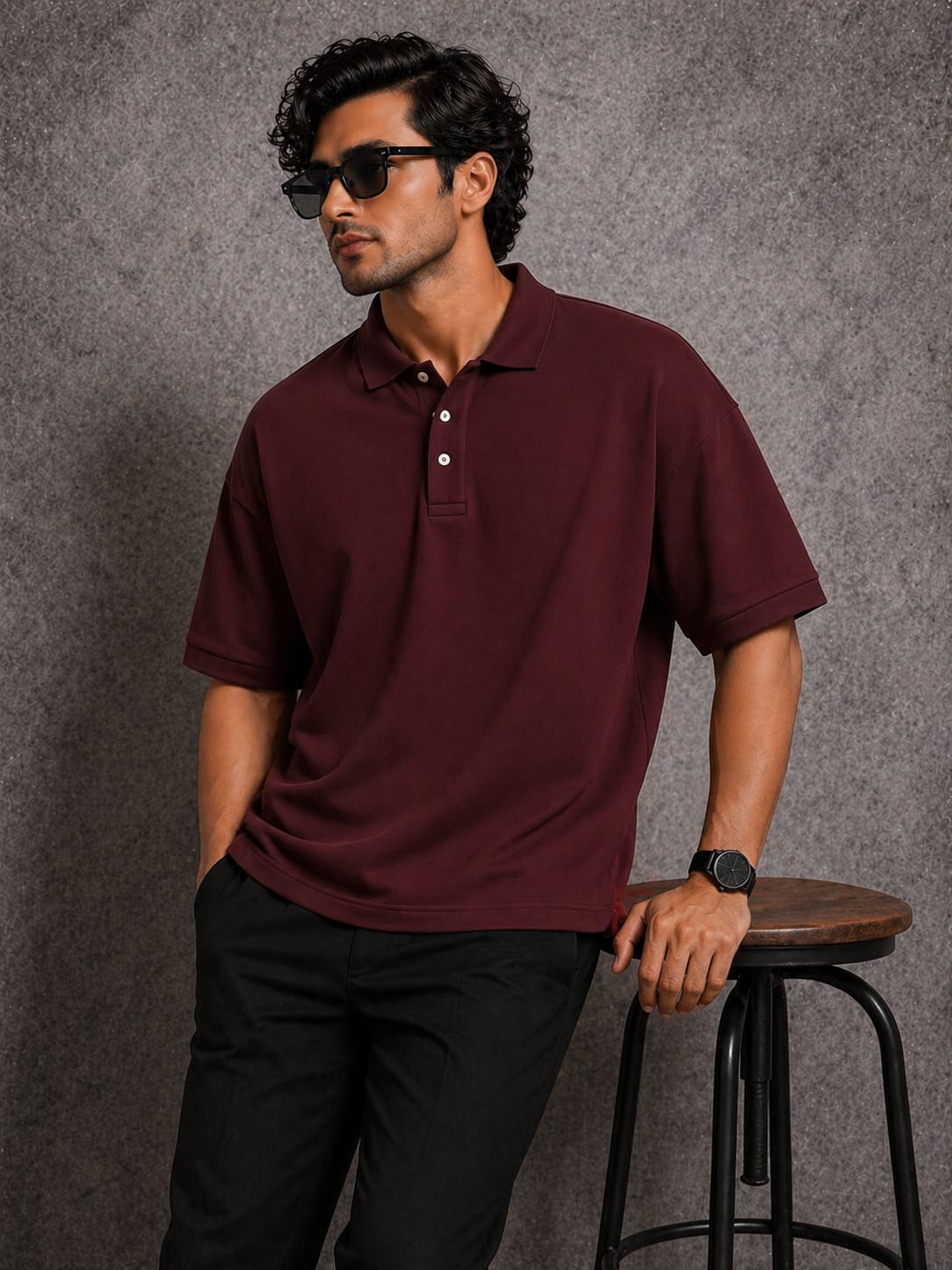 Boxy Polo T-shirt