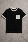 Pocket Cover Neck T-shirts 🔥