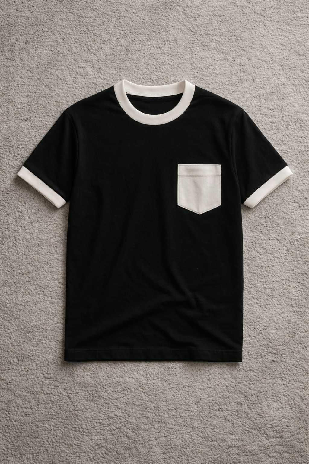 Pocket Cover Neck T-shirts 🔥